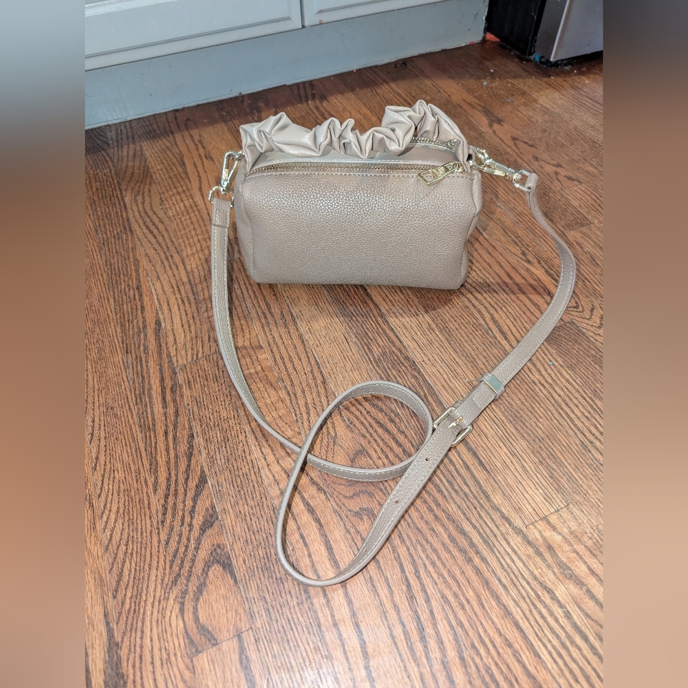 Bowling Bag Style Crossbody Purse